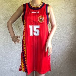 Adidas Spain Vintage Tank Jersey Dress